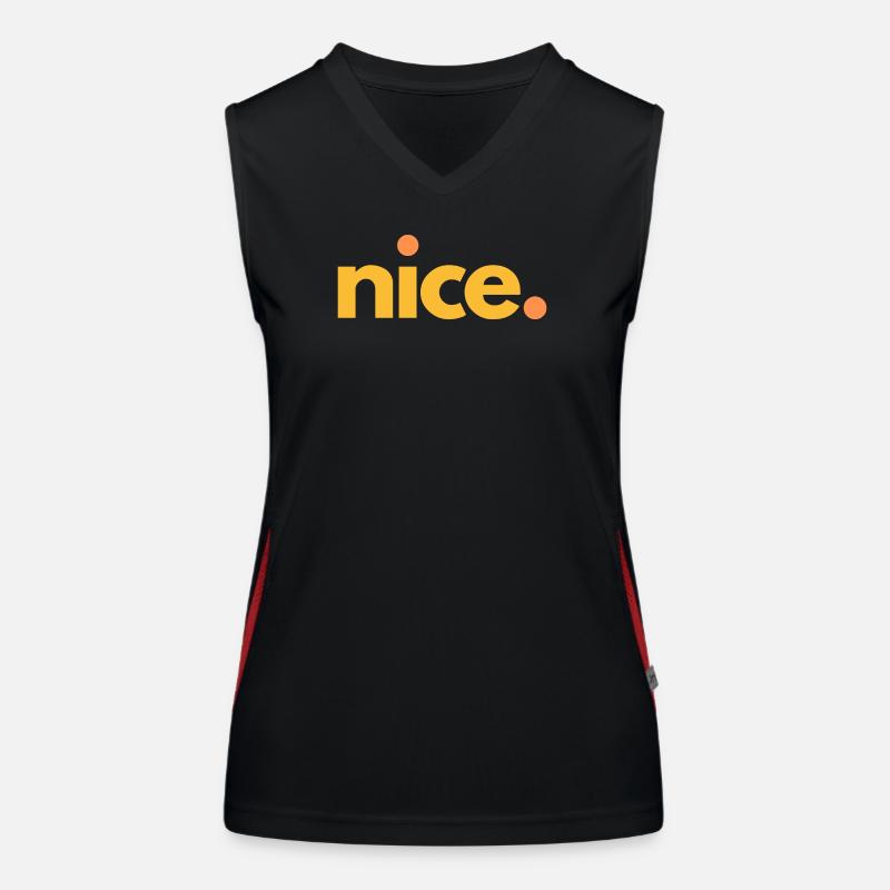 nice.04 Funktionelles Kontrast-Tank Top für Frauen