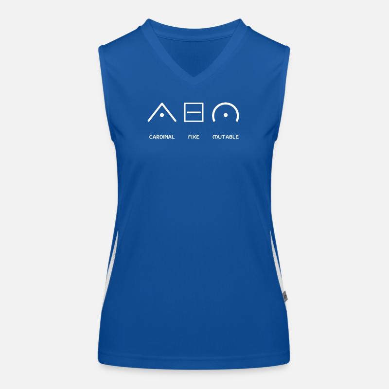 Astrologischer Modus Funktionelles Kontrast-Tank Top für Frauen