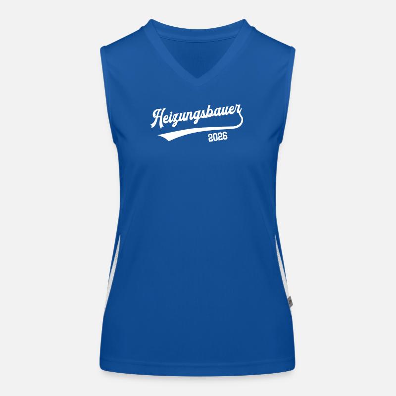 Heating Engineer 2026 Apprenticeship Occupation Heating Construction Women's Functional Contrast Tank Top