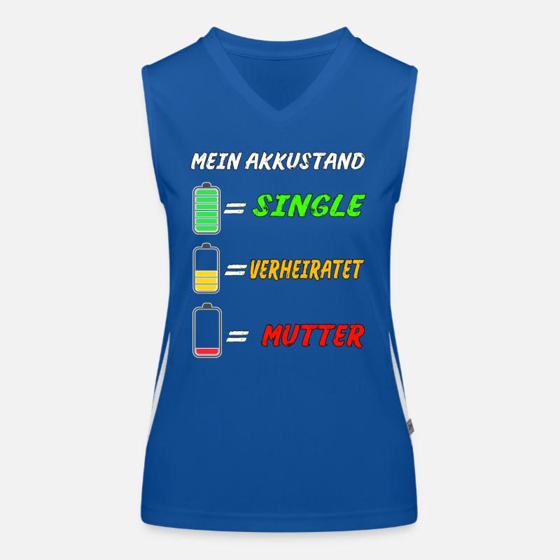 Mutter Mama Single Verheiratet Akku Funktionelles Kontrast-Tank Top für Frauen
