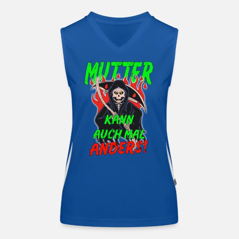 Mutter kann auch mal anders Mama Geschenk Funktionelles Kontrast-Tank Top für Frauen