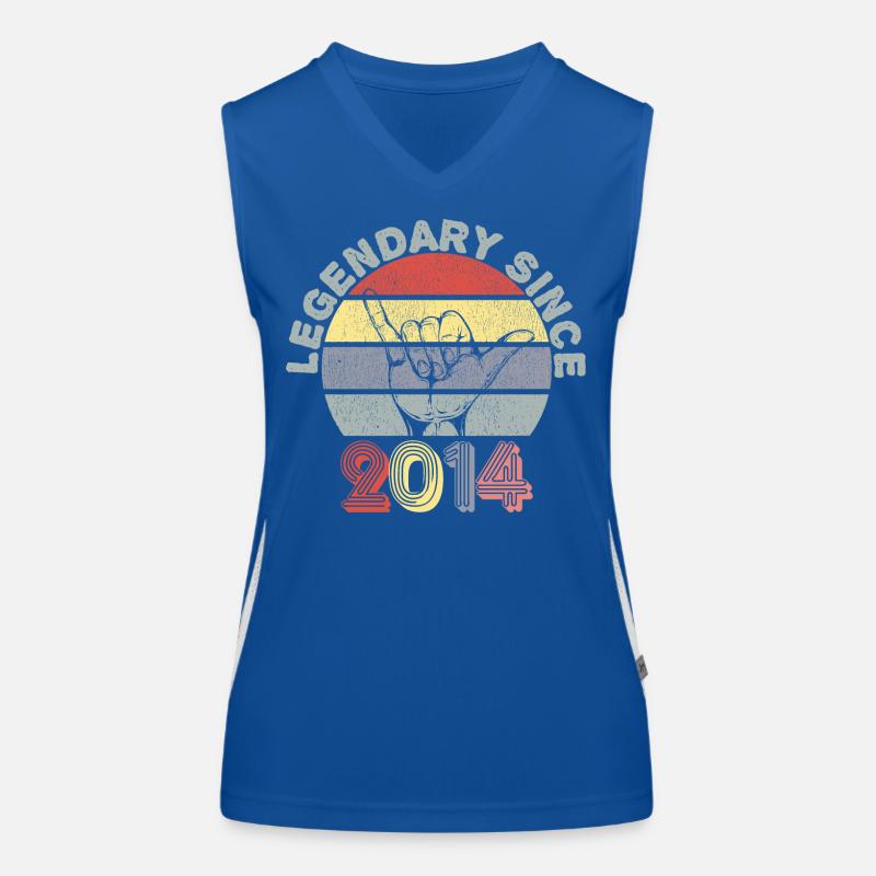 2014 | Vintage Legendary seit 2014 Jubiläum Funktionelles Kontrast-Tank Top für Frauen
