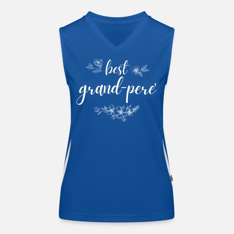 Grand-pere. Grand-Pere Geschenk Funktionelles Kontrast-Tank Top für Frauen