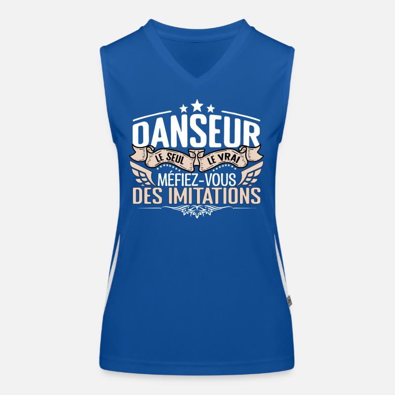 Danseur le seul Danseur le vrai Danseur Débardeur respirant contrasté Femme