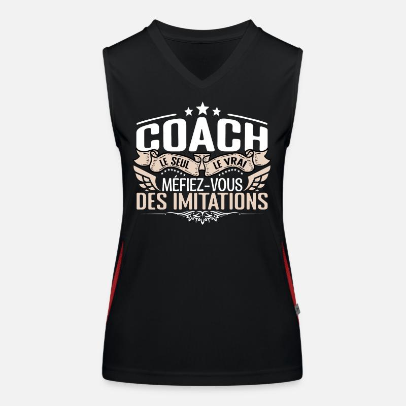 Coach le seul Coach le vrai Coach Débardeur respirant contrasté Femme