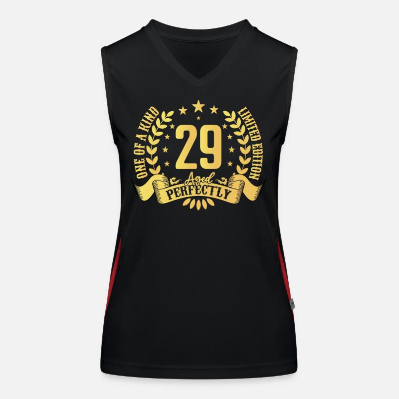 29 years birthday gift 29 years Women's Functional Contrast Tank Top