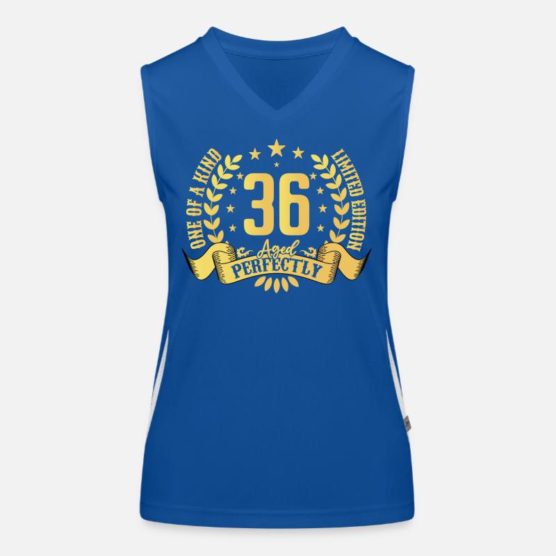 36 Jahre Geburtstagsgeschenk 36 Jahre Funktionelles Kontrast-Tank Top für Frauen