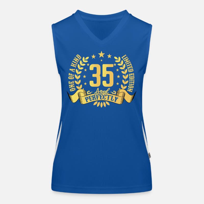 35 Jahre Geburtstagsgeschenk 35 Jahre Funktionelles Kontrast-Tank Top für Frauen