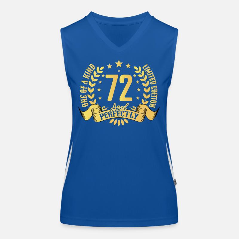 72 Jahre Geburtstagsgeschenk 72 Jahre Funktionelles Kontrast-Tank Top für Frauen