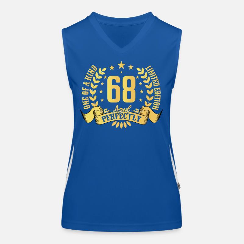 68 Jahre Geburtstagsgeschenk 68 Jahre Funktionelles Kontrast-Tank Top für Frauen