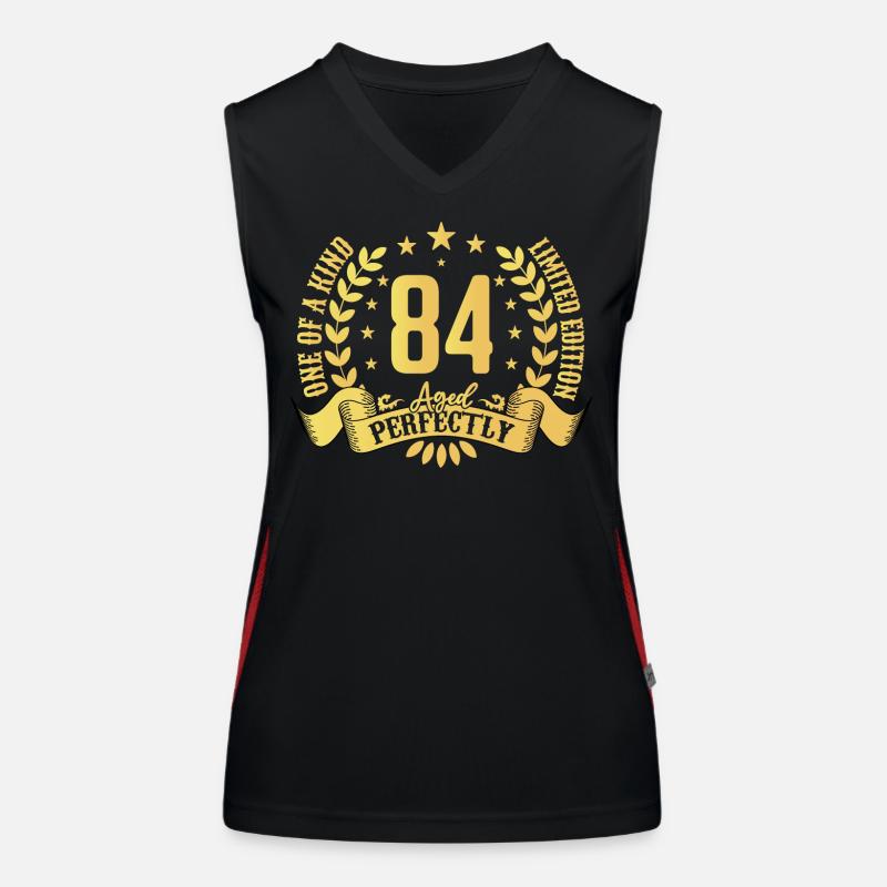 84 Jahre Geburtstagsgeschenk 84 Jahre Funktionelles Kontrast-Tank Top für Frauen