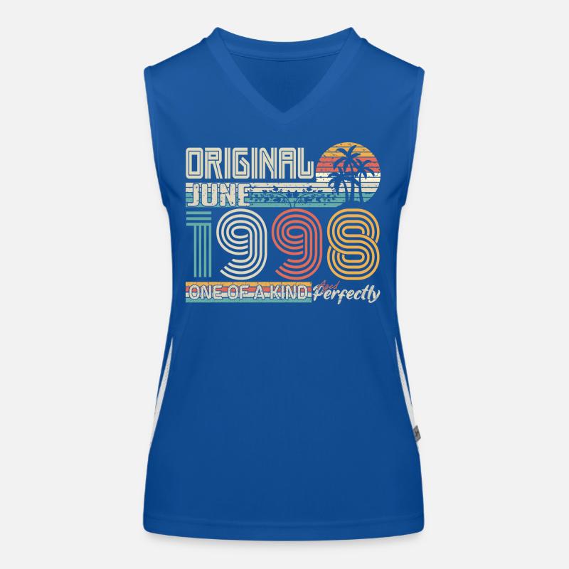 Juni 1998 Juni-Jubiläum Juni 1998 Funktionelles Kontrast-Tank Top für Frauen