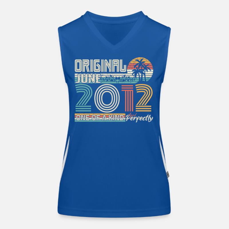 Juni 2012 Juni-Jubiläum Juni 2012 Funktionelles Kontrast-Tank Top für Frauen