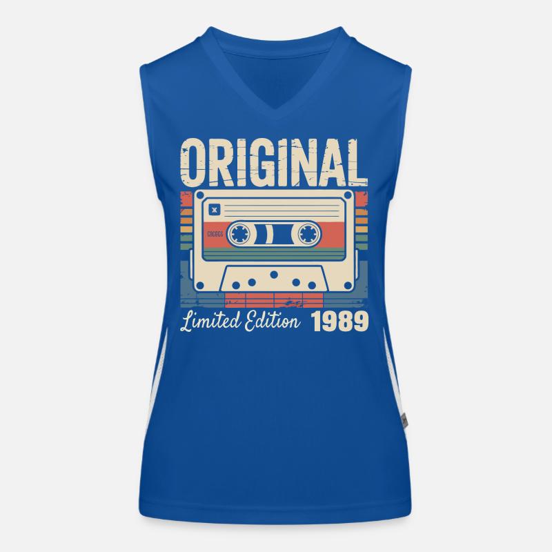37. Jubiläum – Vintage-Geschenk 1989 Funktionelles Kontrast-Tank Top für Frauen