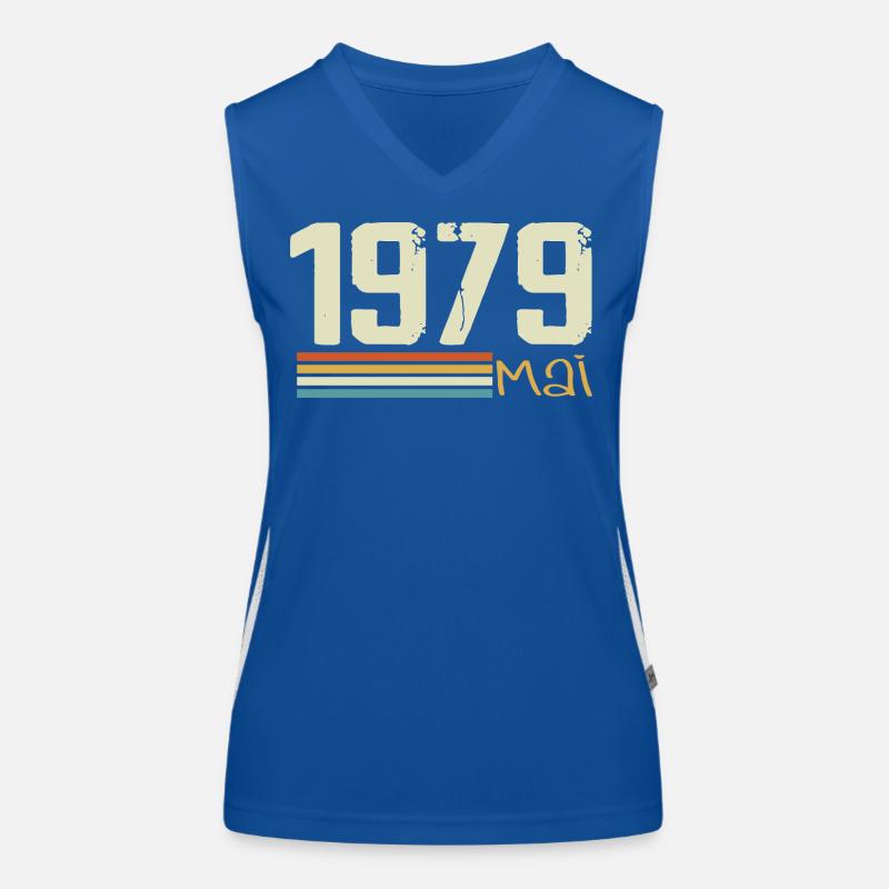 Mai 1979 Débardeur respirant contrasté Femme