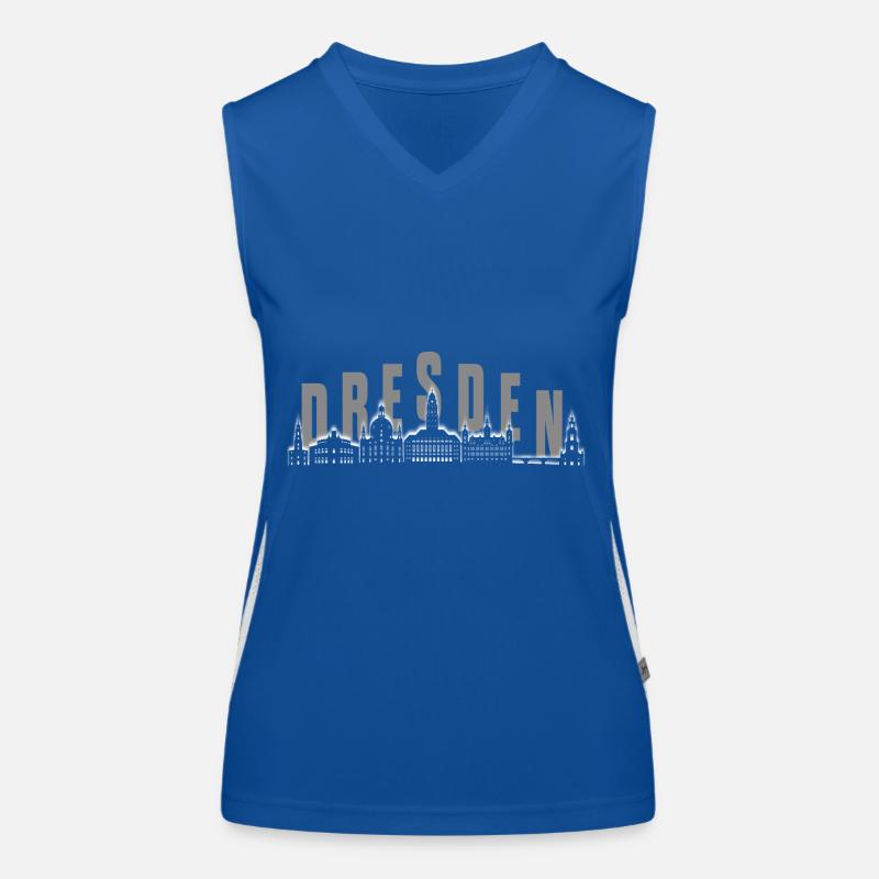 Dresden Skyline Women's Functional Contrast Tank Top