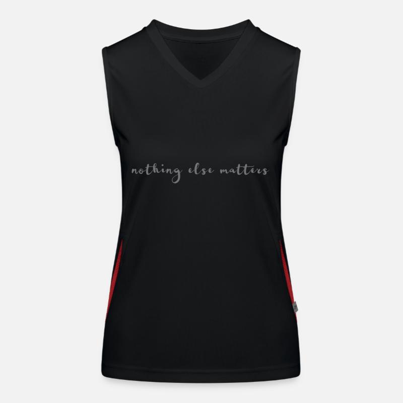 Nothing else matters - mach dein Ding & spread it! Funktionelles Kontrast-Tank Top für Frauen