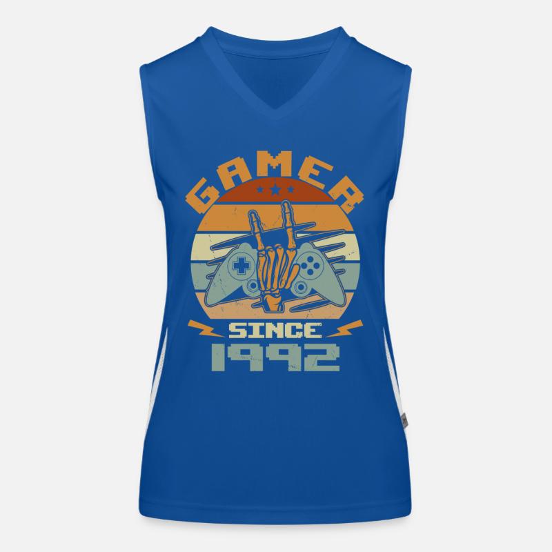 Gamer seit 1992 - Gaming Geburtstagsgeschenk 1992 Funktionelles Kontrast-Tank Top für Frauen