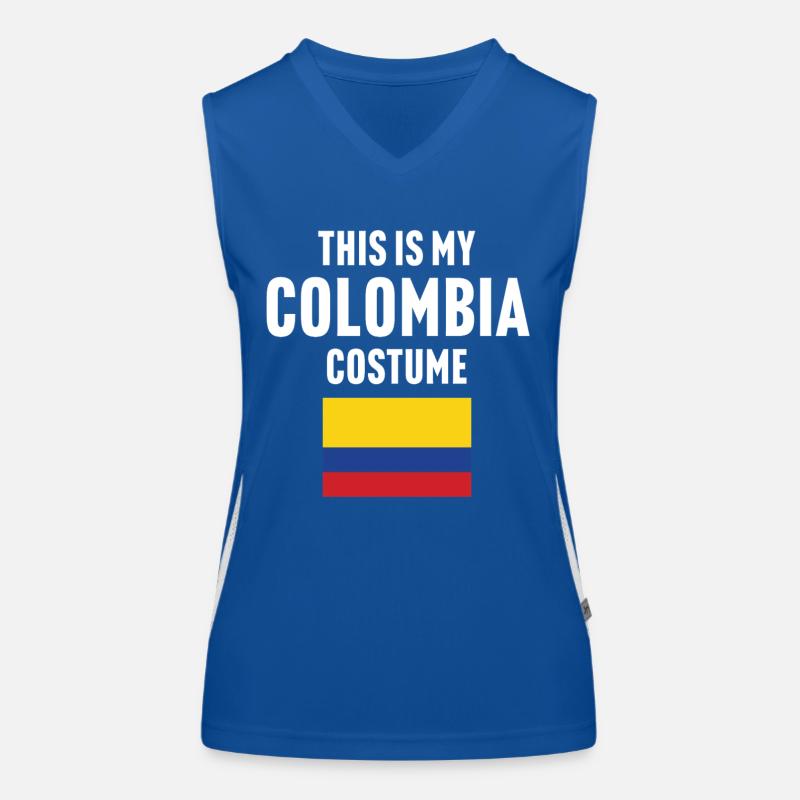 C’est mon costume de Colombie Débardeur respirant contrasté Femme