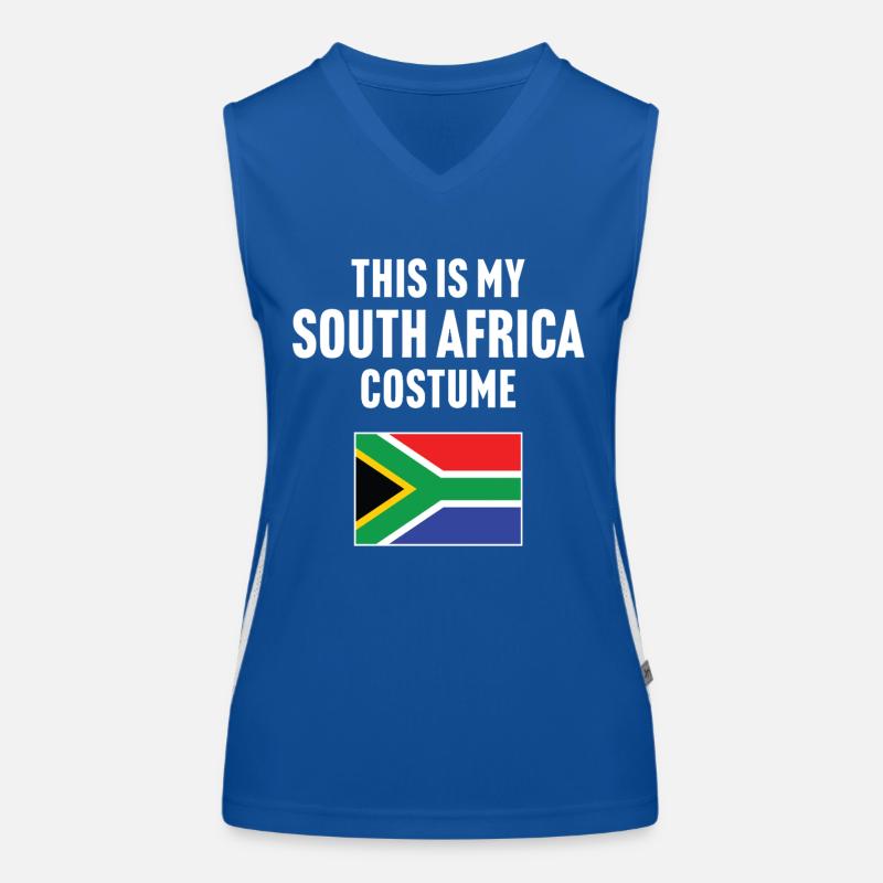 C’est mon costume d’Afrique du Sud Débardeur respirant contrasté Femme