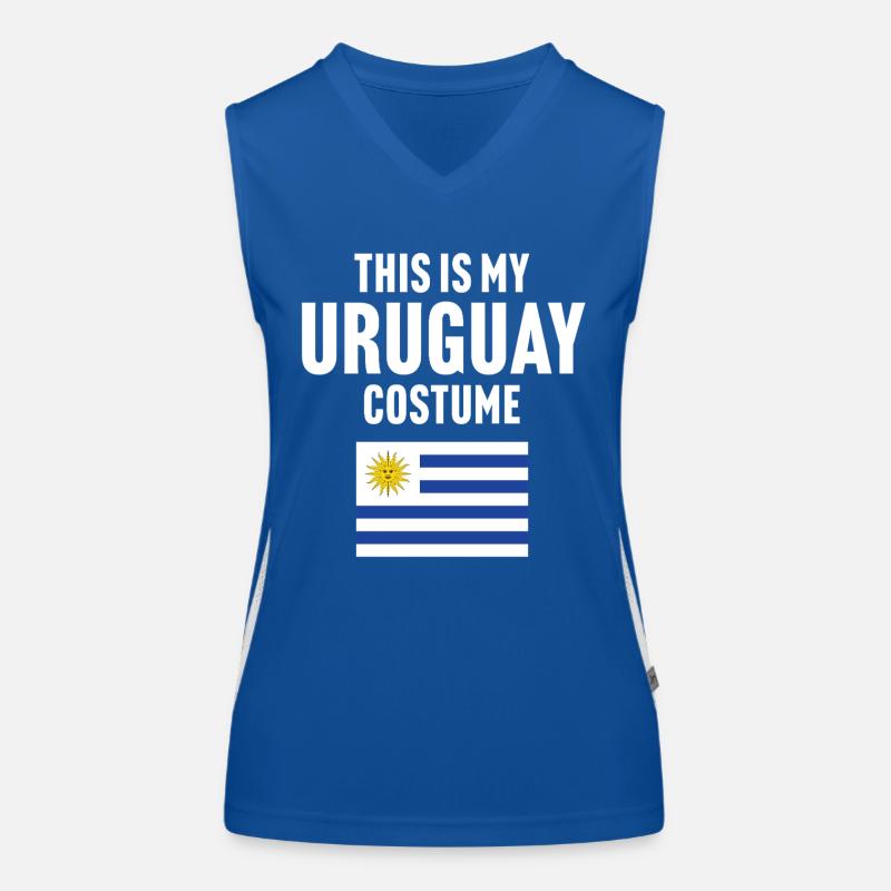 This my Uruguay costume Women's Functional Contrast Tank Top