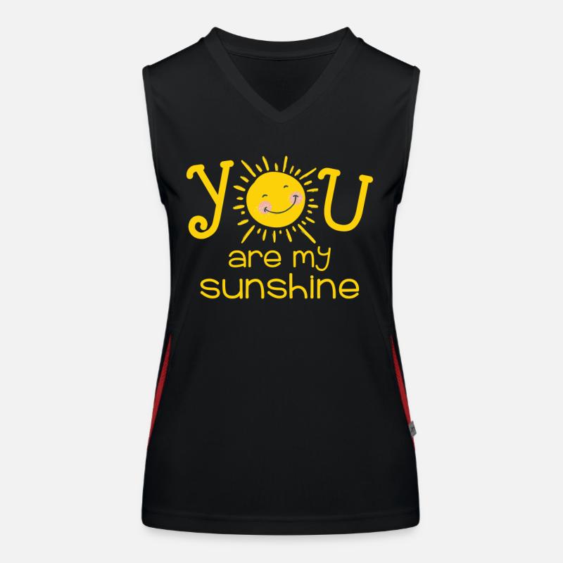 Vous êtes mon rayon de soleil Débardeur respirant contrasté Femme