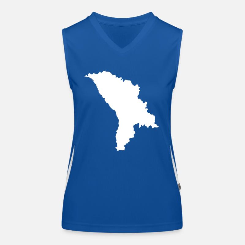 Moldawien originelle Geschenkidee Funktionelles Kontrast-Tank Top für Frauen