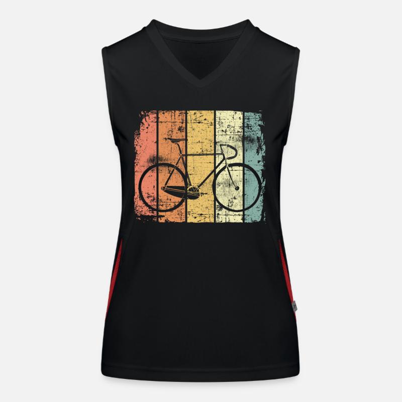 Vélo de course Débardeur respirant contrasté Femme