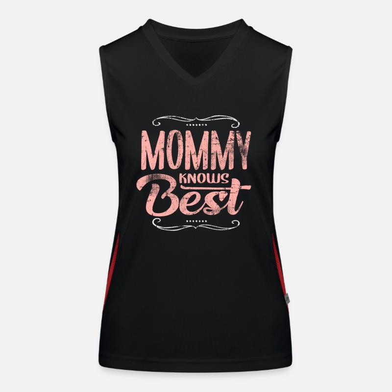 Mama Funktionelles Kontrast-Tank Top für Frauen