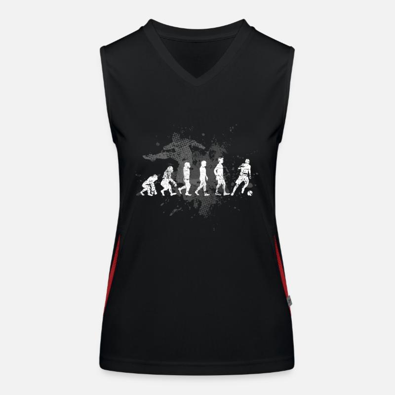 Fußballer Funktionelles Kontrast-Tank Top für Frauen