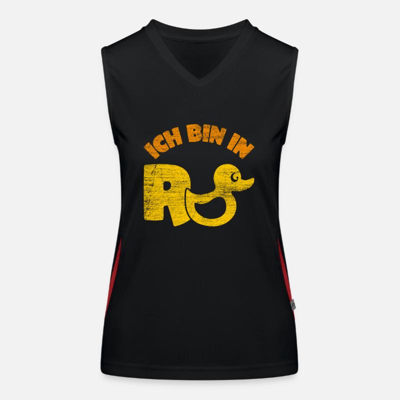 Rente Funktionelles Kontrast-Tank Top für Frauen