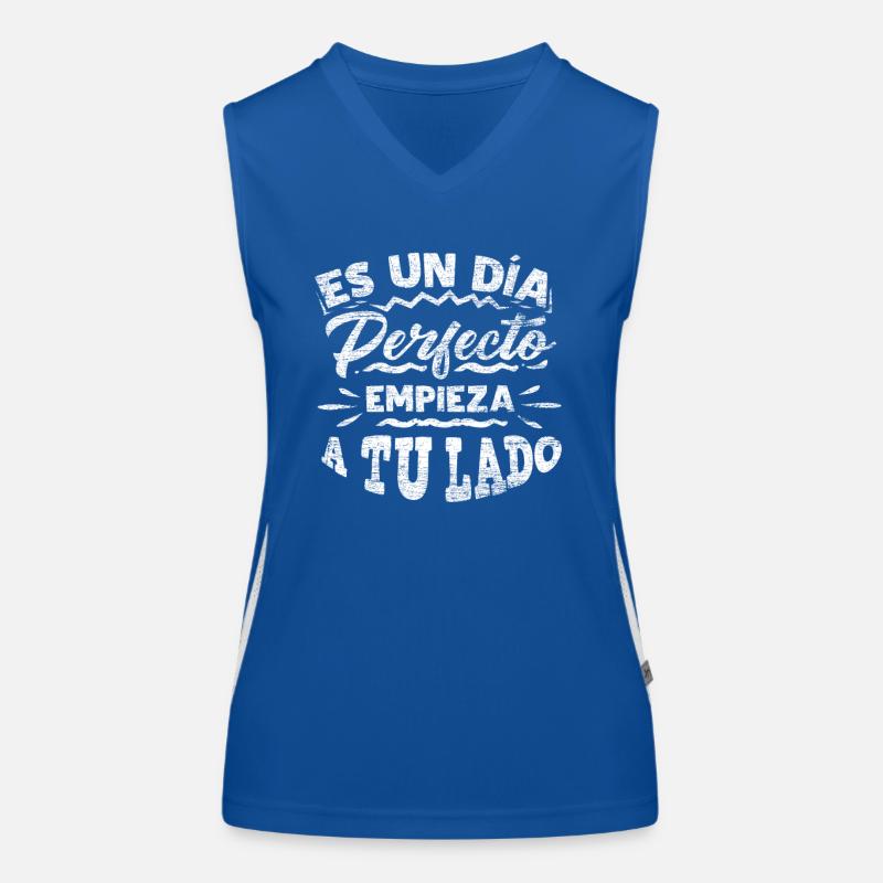 Spanien Spanisch Funktionelles Kontrast-Tank Top für Frauen
