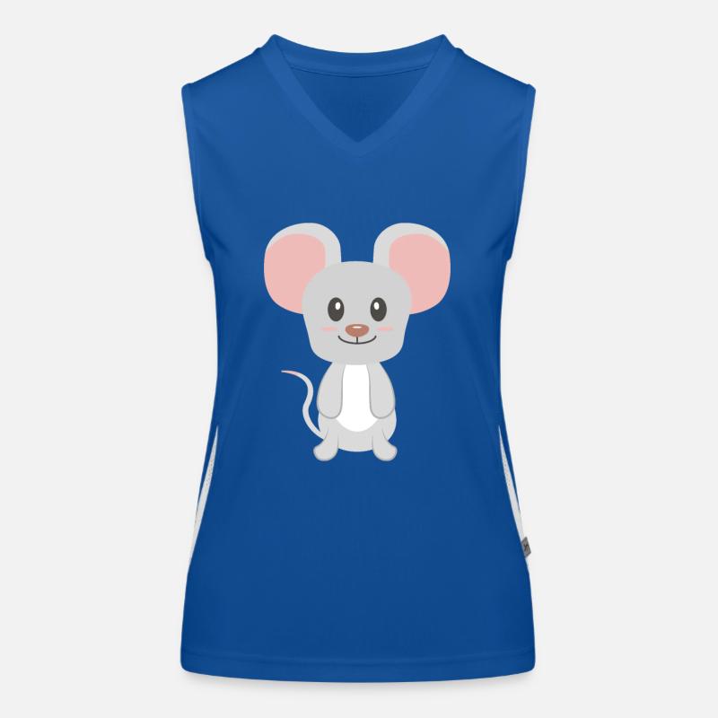 Maus Funktionelles Kontrast-Tank Top für Frauen