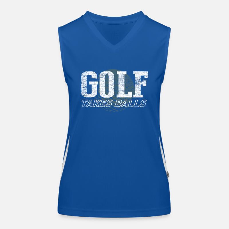 le golf Débardeur respirant contrasté Femme