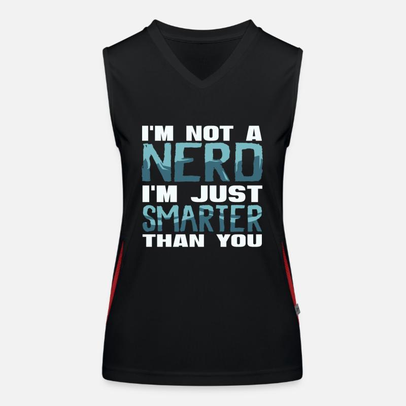 Nerd Women's Functional Contrast Tank Top