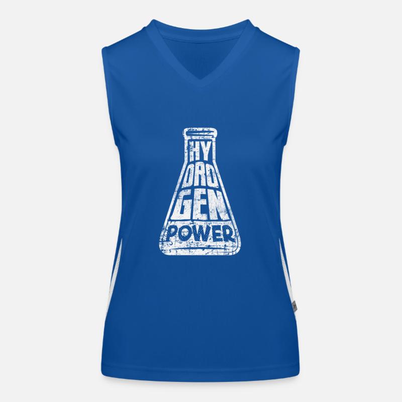 Énergie hydrogène Débardeur respirant contrasté Femme