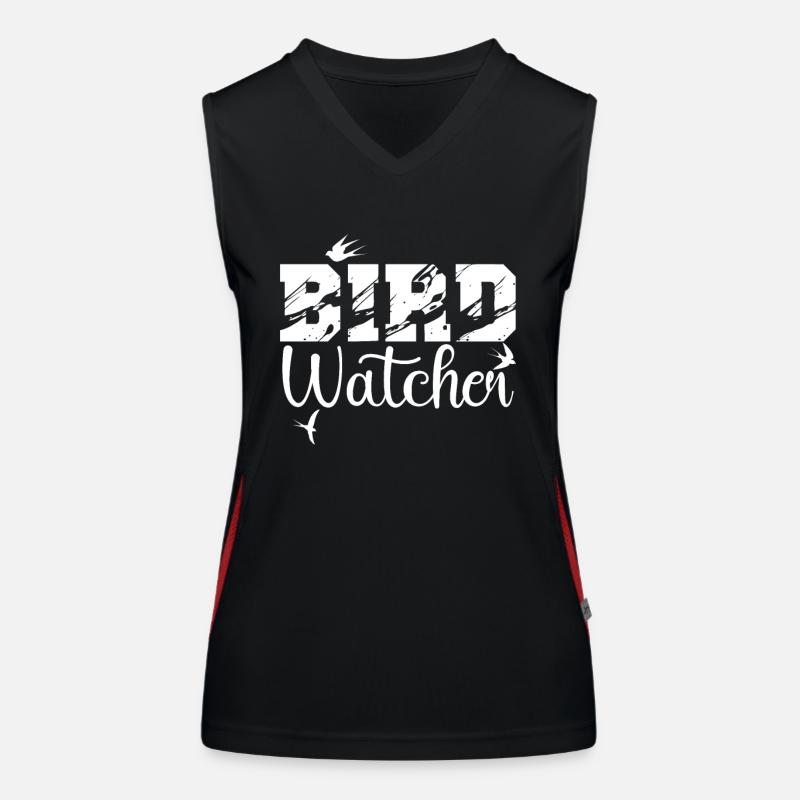 Bird watching Women's Functional Contrast Tank Top
