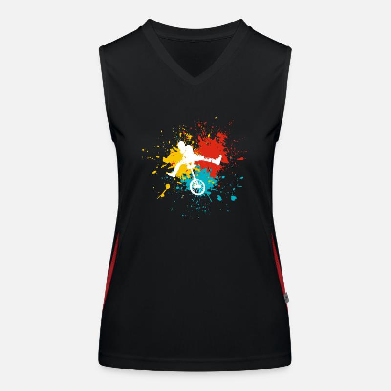 unicycle Women's Functional Contrast Tank Top