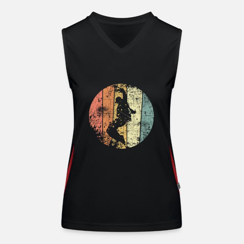 Breakdancer vintage Hip-Hop Women's Functional Contrast Tank Top