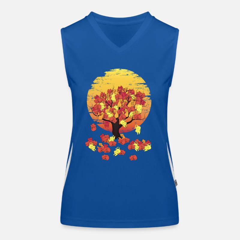 Cat Tree Women's Functional Contrast Tank Top