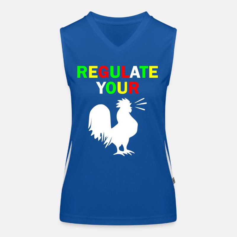 regulate your chicken Débardeur respirant contrasté Femme