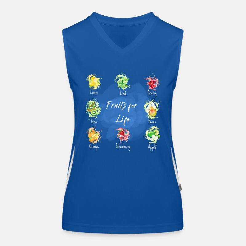 fruits for life Funktionelles Kontrast-Tank Top für Frauen