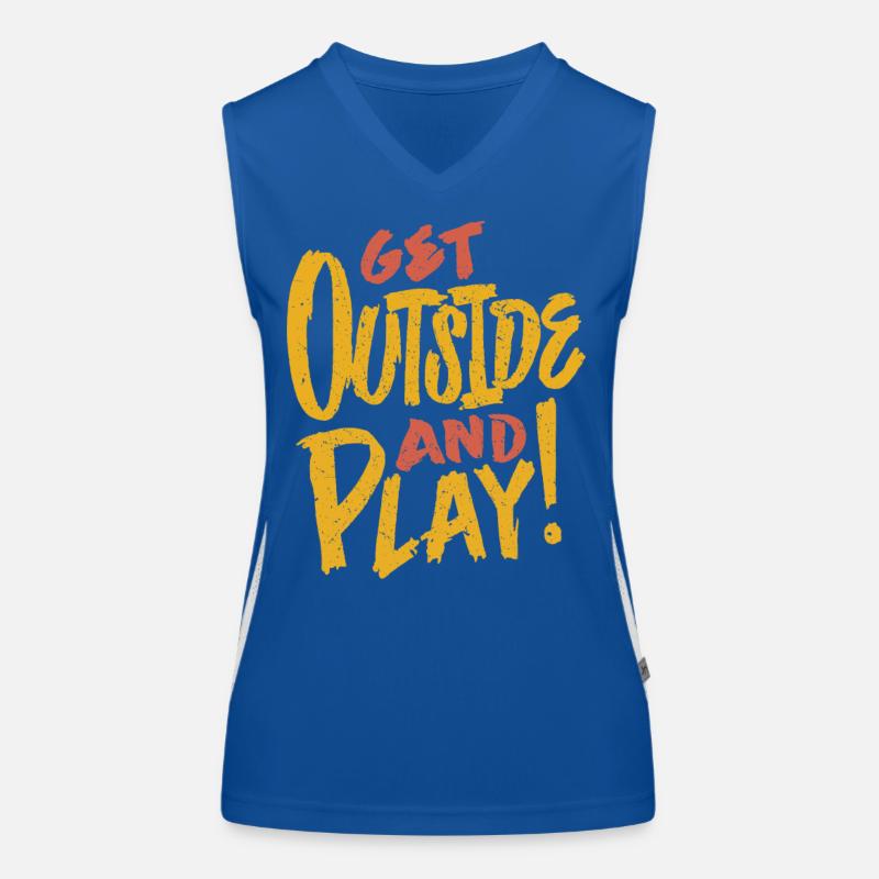 Jouer Débardeur respirant contrasté Femme