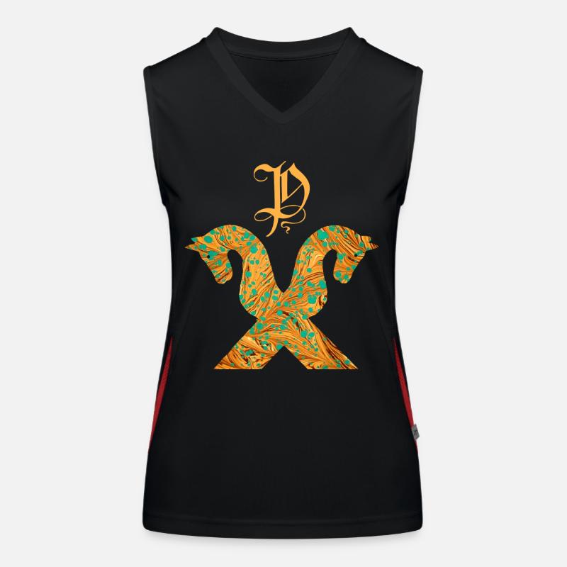 Horse gable E 95 P Women's Functional Contrast Tank Top