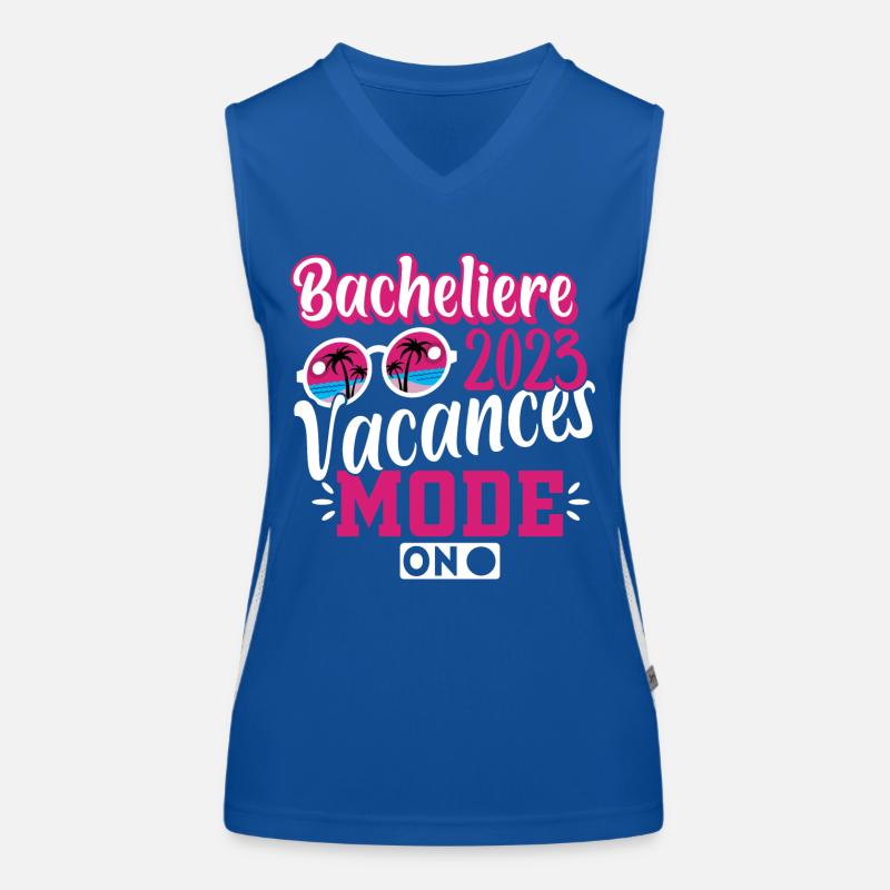 Baccalaureate 2023 Geschenk Erfolg Bac Ferien Funktionelles Kontrast-Tank Top für Frauen