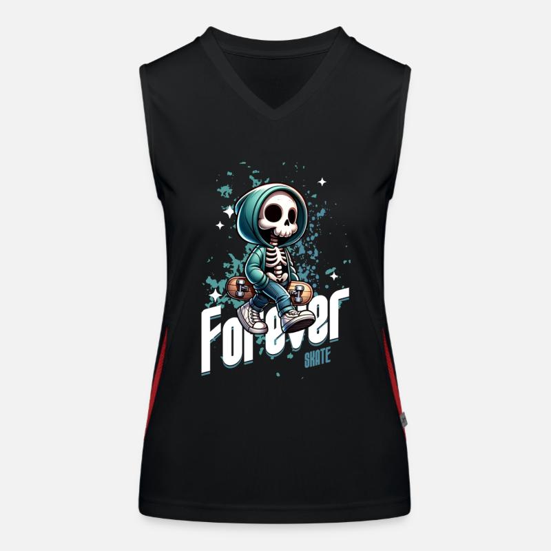 Forever Skate Skateboard Women's Functional Contrast Tank Top