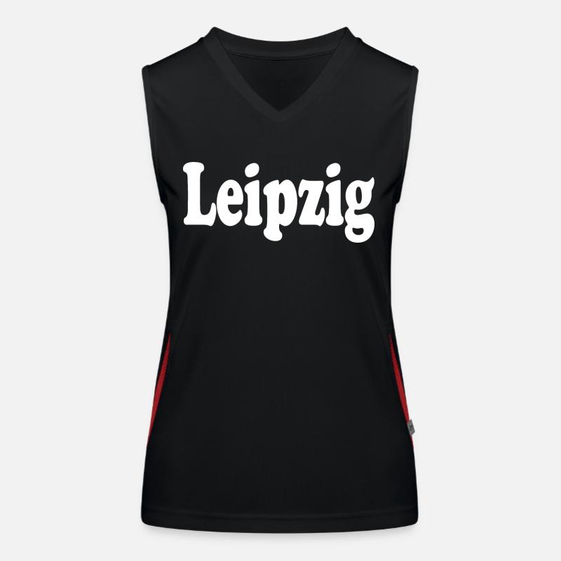 Leipzig Funktionelles Kontrast-Tank Top für Frauen