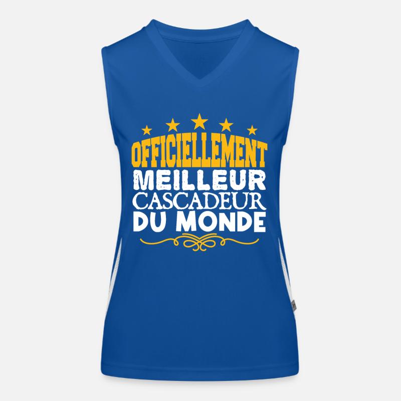 Cascadeur | meilleur Cascadeur | légende Cascadeur Débardeur respirant contrasté Femme