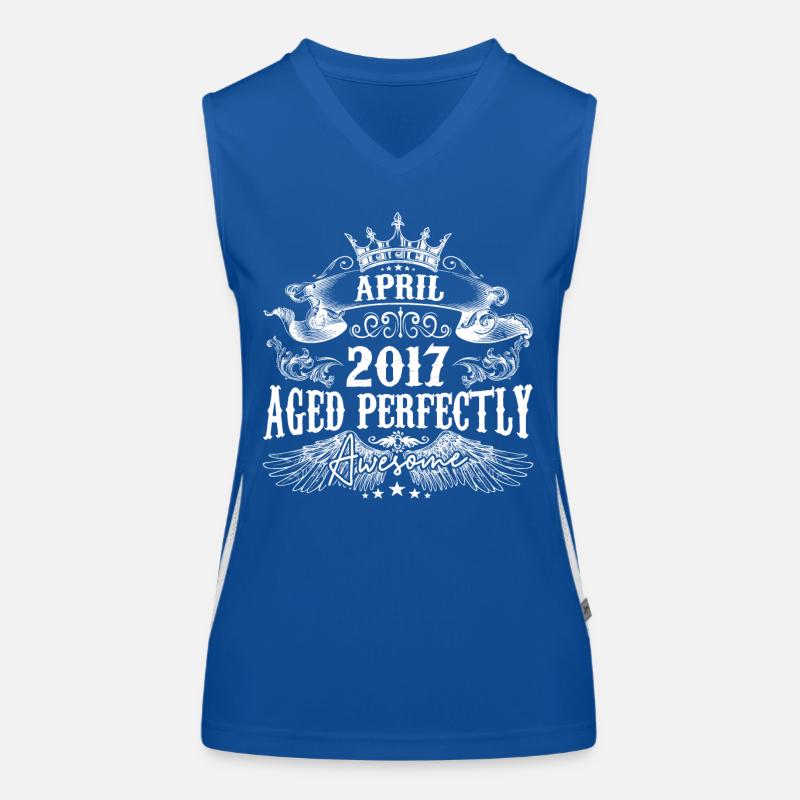 | 2017 April 2017 Geburtstag Perfekt gealtert Funktionelles Kontrast-Tank Top für Frauen