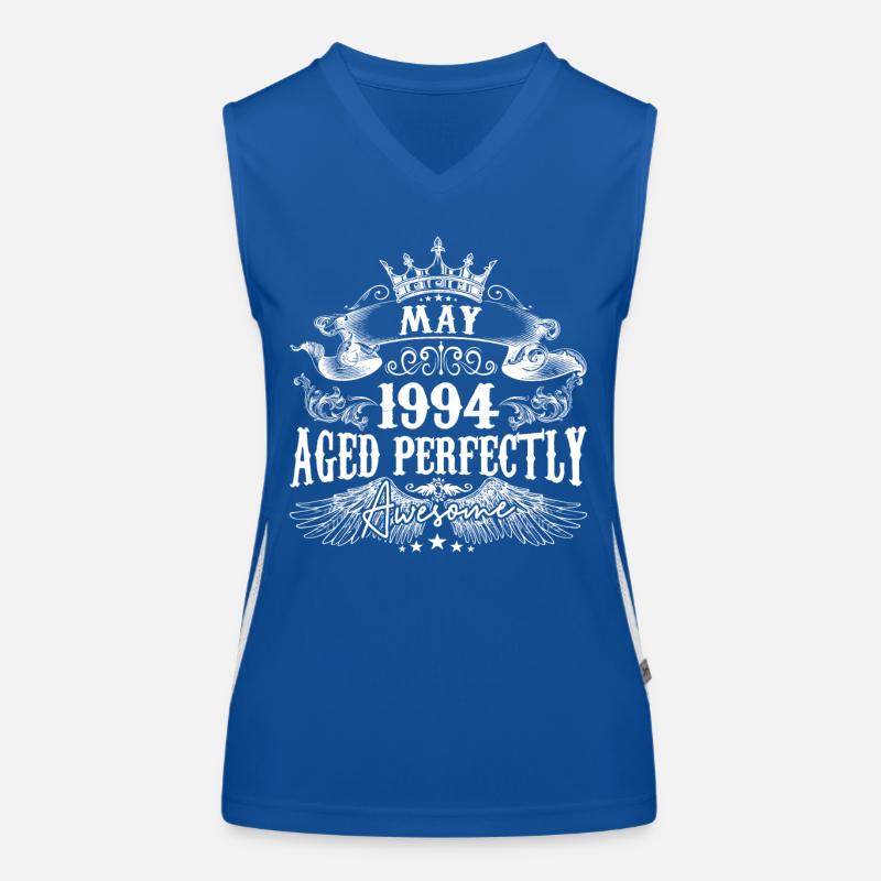 1994 | Mai 1994 Geburtstag Perfekt gealtert Funktionelles Kontrast-Tank Top für Frauen